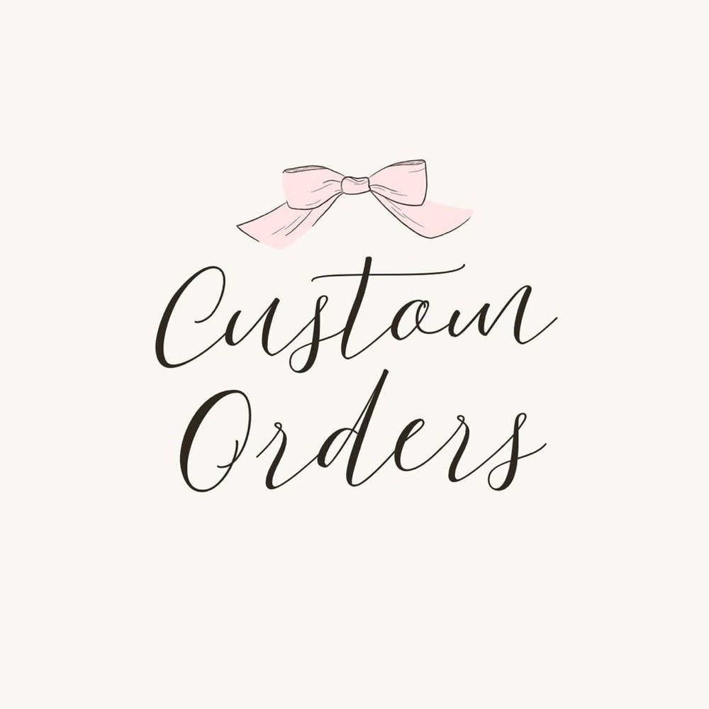 Custom Handmade Jewelry orders!!✨✨